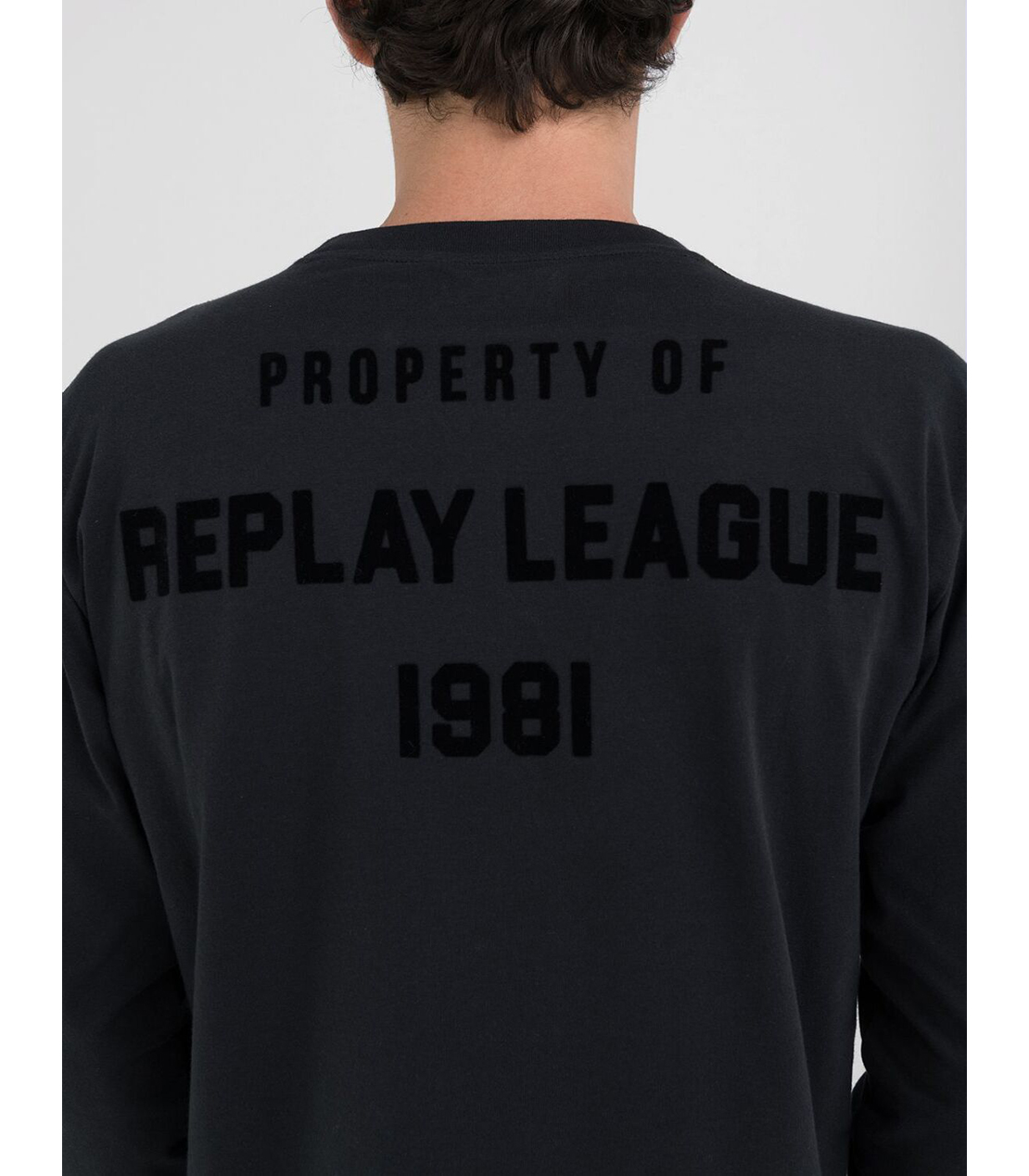 コットンジャージー ロングスリーブプリントTシャツ 詳細画像 ブラックボード 4